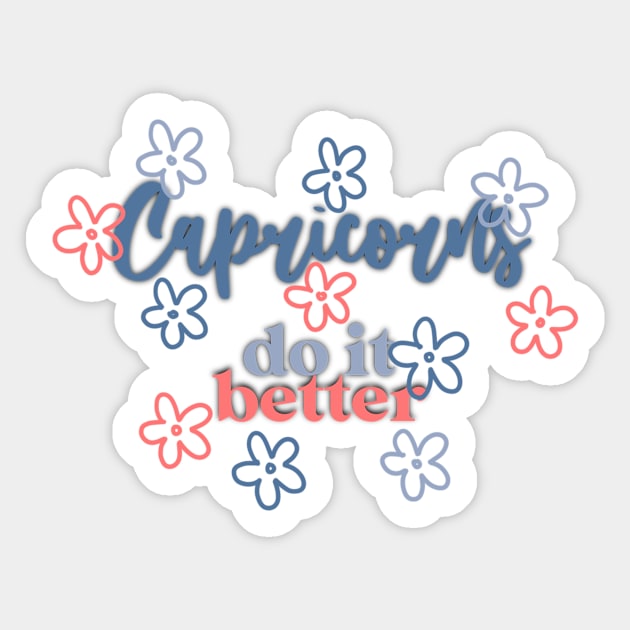 Capricorn Sticker by nicolecella98